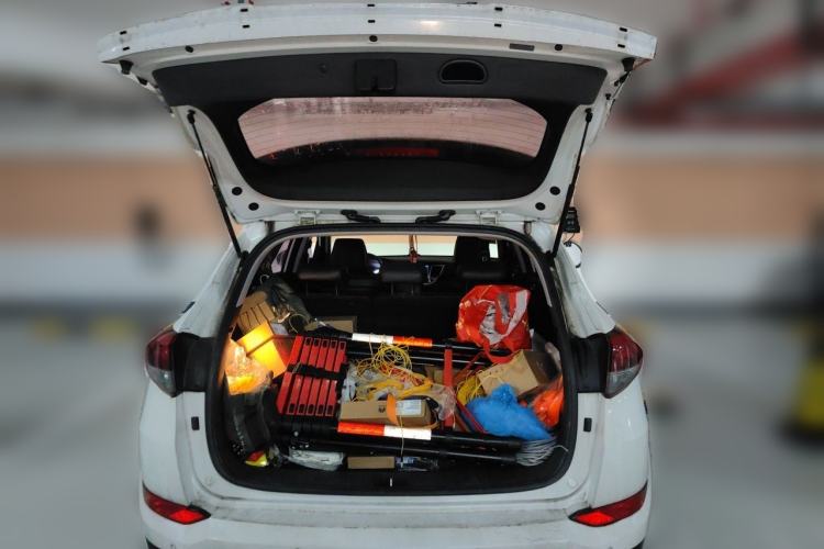 Used Hyundai Tucson 2015 1.6T Dual-Clutch Two-Wheel-Drive Smart Model Trunk