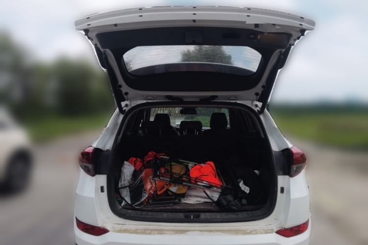 Used Hyundai Tucson 2015 1.6T Dual-Clutch Two-Wheel-Drive Smart Model Trunk