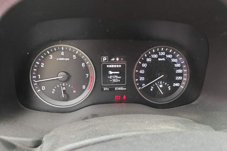 Used Hyundai Tucson 2018 1.6T Dual-Clutch Two-Wheel Drive 15th Anniversary Special Edition Instrument Cluster