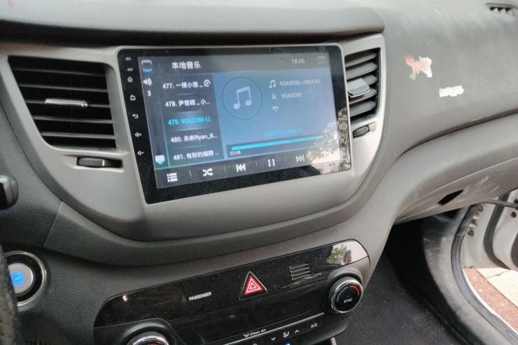 Used Hyundai Tucson 2018 1.6T Dual-Clutch Two-Wheel Drive 15th Anniversary Special Edition Audio And AC Panel