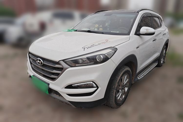 Used Hyundai Tucson 2018 1.6T Dual-Clutch Two-Wheel Drive 15th Anniversary Special Edition Guazi used car, China used car export, Used car for sale, Used Hyundai cars, Cheapest cars for sale