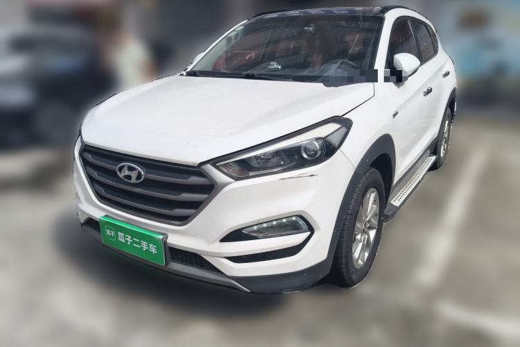 Used Hyundai Tucson 2018 1.6T Dual-Clutch Two-Wheel Drive 15th Anniversary Special Edition Guazi used car, China used car export, Used car for sale, Used cars, Cheapest cars for sale