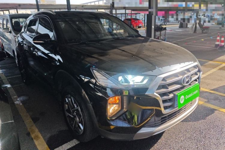 Used Hyundai Tucson 2019 280TGDi Dual-Clutch Two-Wheel Drive Smart Connect Version China VI Front Right 45 Deg