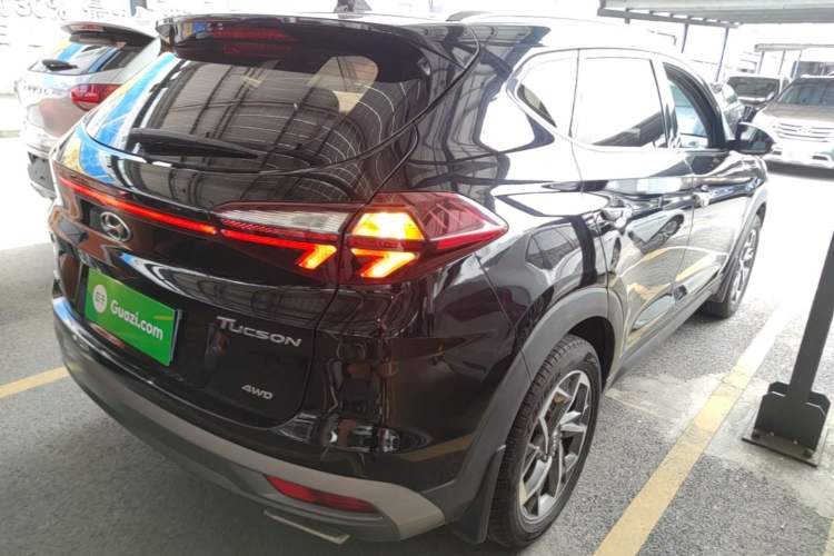 Used Hyundai Tucson 2019 280TGDi Dual-Clutch Two-Wheel Drive Smart Connect Version China VI Rear Right 45 Deg