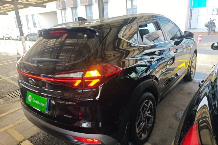 Used Hyundai Tucson 2019 280TGDi Dual-Clutch Two-Wheel Drive Smart Connect Version China VI Rear Right 45 Deg
