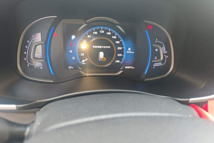 Used Hyundai Tucson 2019 280TGDi Dual-Clutch Two-Wheel Drive Smart Connect Version China VI Odometer Close Up