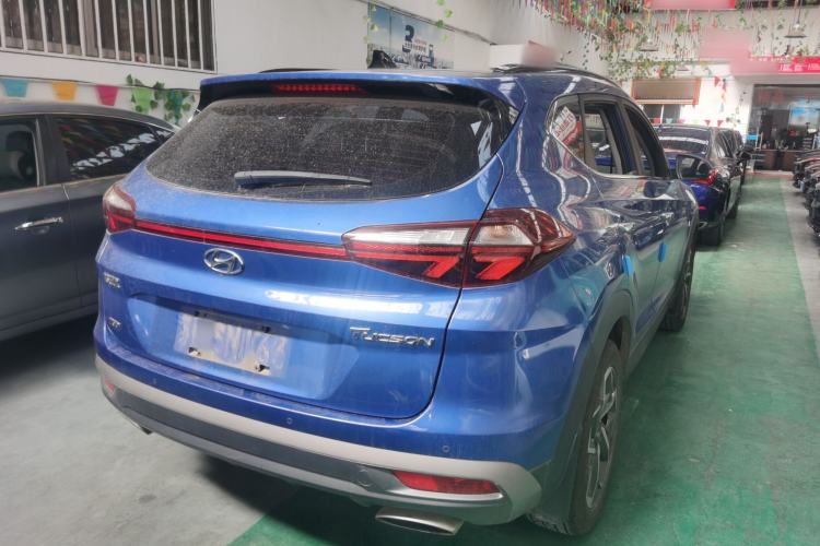 Used Hyundai Tucson 2019 280TGDi Dual-Clutch Two-Wheel Drive Fashion Edition China VI Standard Rear Right 45 Deg