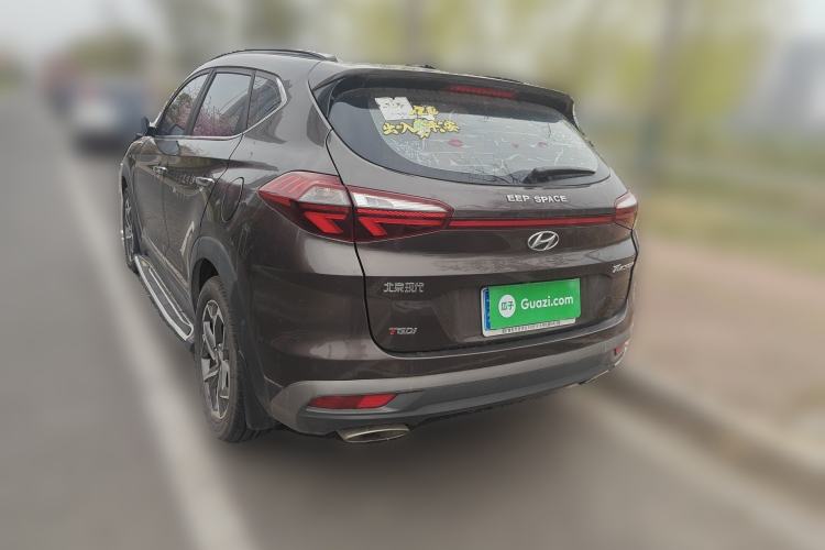 Used Hyundai Tucson 2019 280TGDi Dual-Clutch Two-Wheel Drive Fashion Edition China V Standard Rear Left 45 Deg