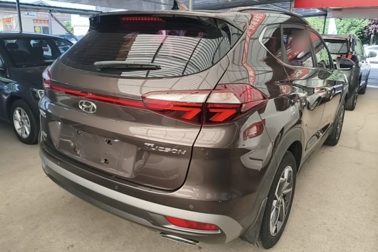 Used Hyundai Tucson 2019 280TGDi Dual-Clutch Two-Wheel Drive Fashion Edition China V Standard Rear Right 45 Deg