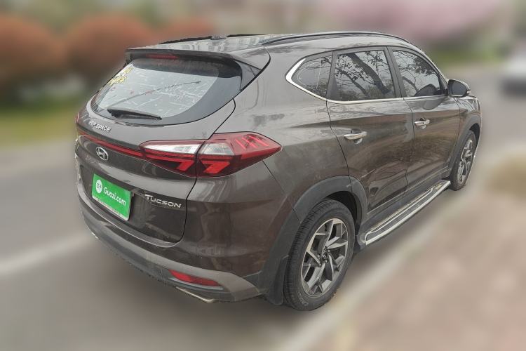 Used Hyundai Tucson 2019 280TGDi Dual-Clutch Two-Wheel Drive Fashion Edition China V Standard Rear Right 45 Deg