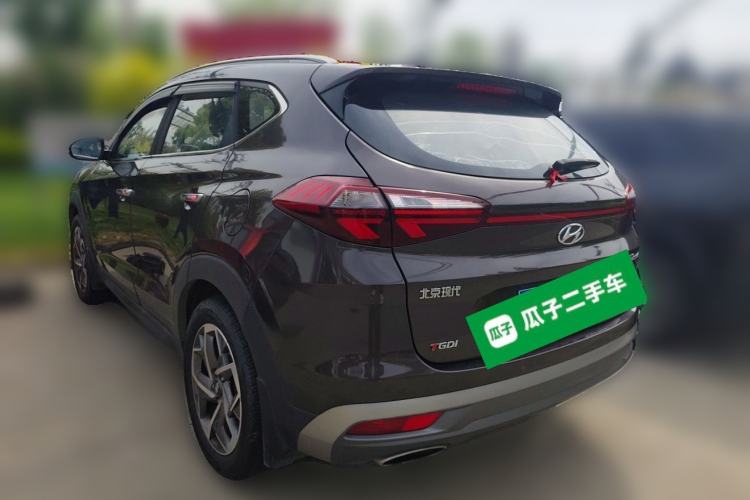 Used Hyundai Tucson 2019 280TGDi Dual-Clutch Two-Wheel Drive Smart Connect Version China V Standard Rear Left 45 Deg
