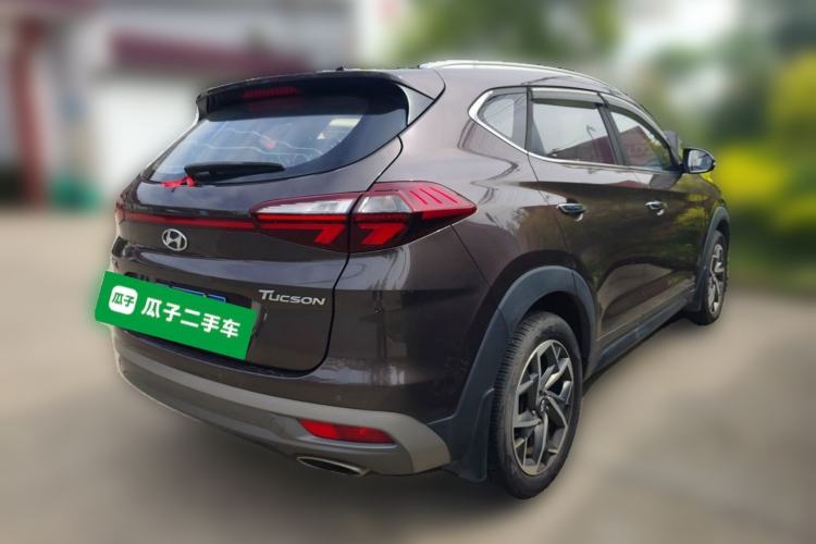 Used Hyundai Tucson 2019 280TGDi Dual-Clutch Two-Wheel Drive Smart Connect Version China V Standard Rear Right 45 Deg