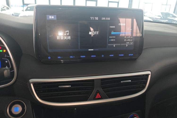 Used Hyundai Tucson 2019 280TGDi Dual-Clutch Two-Wheel Drive Fashion Edition China VI Standard Audio And AC Panel