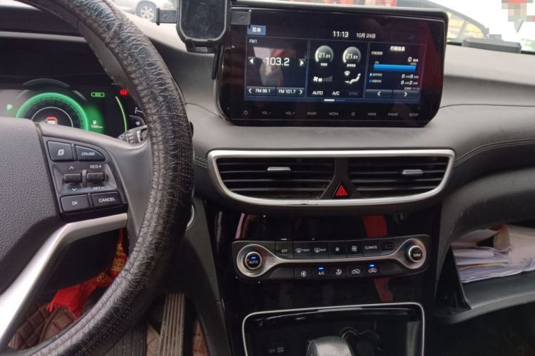 Used Hyundai Tucson 2019 280TGDi Dual-Clutch Two-Wheel Drive Fashion Edition China VI Standard Audio And AC Panel