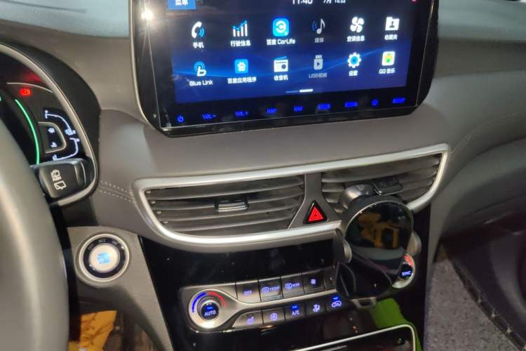Used Hyundai Tucson 2019 280TGDi Dual-Clutch Two-Wheel Drive Smart Connect Version China V Standard Audio And AC Panel