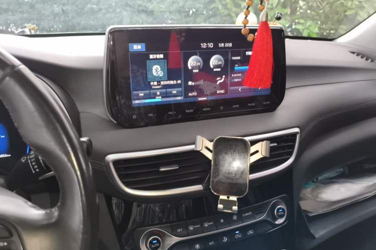Used Hyundai Tucson 2019 280TGDi Dual-Clutch Two-Wheel Drive Fashion Edition China VI Standard Audio And AC Panel