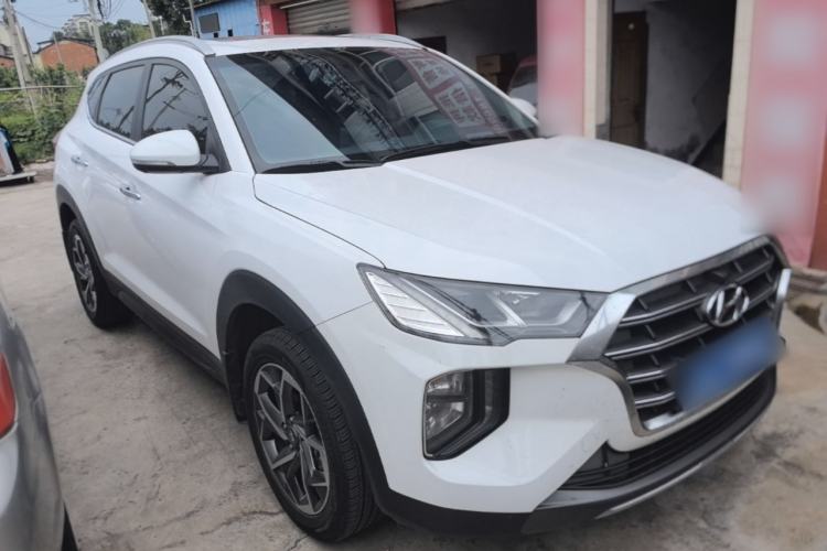 Used Hyundai Tucson 2019 280TGDi Dual-Clutch Two-Wheel Drive Smart Connect Version China VI Front Right 45 Deg