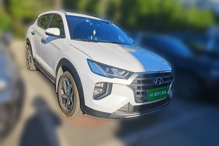 Used Hyundai Tucson 2019 280TGDi Dual-Clutch Two-Wheel Drive Luxury Edition China V Standard Front Right 45 Deg