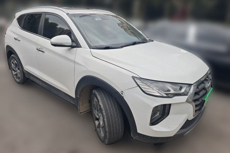 Used Hyundai Tucson 2019 280TGDi Dual-Clutch Two-Wheel Drive Smart Connect Version China V Standard Front Right 45 Deg