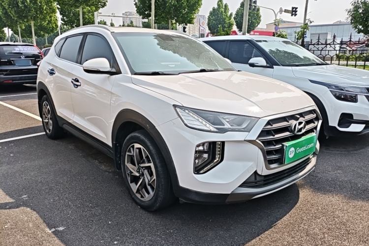 Used Hyundai Tucson 2019 280TGDi Dual-Clutch Two-Wheel Drive Smart Connect Version China VI Front Right 45 Deg