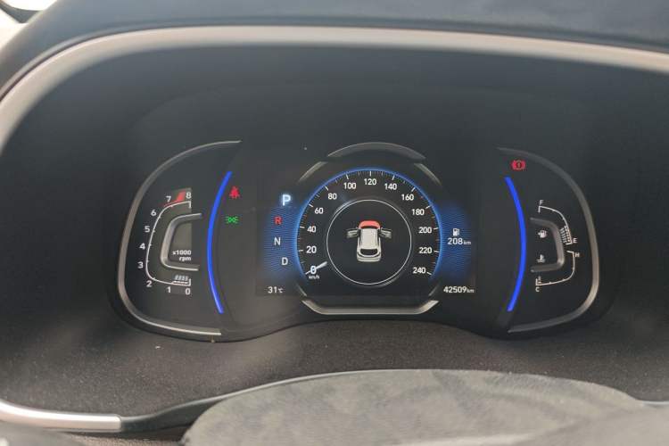 Used Hyundai Tucson 2019 280TGDi Dual-Clutch Two-Wheel Drive Smart Connect Version China V Standard Instrument Cluster
