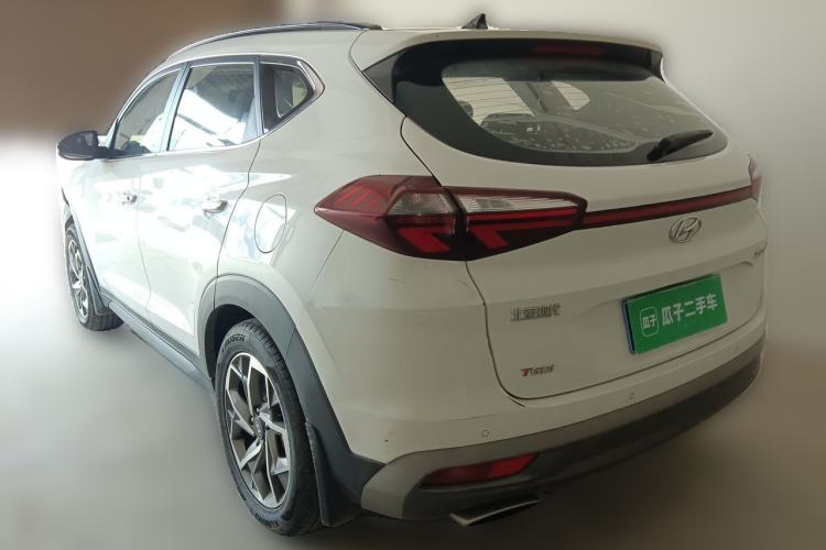 Used Hyundai Tucson 2019 280TGDi Dual-Clutch Two-Wheel Drive Luxury Edition China V Standard Rear Left 45 Deg