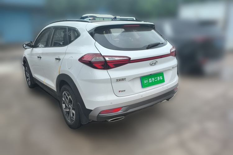 Used Hyundai Tucson 2019 280TGDi Dual-Clutch Two-Wheel Drive Fashion Edition China V Standard Rear Left 45 Deg