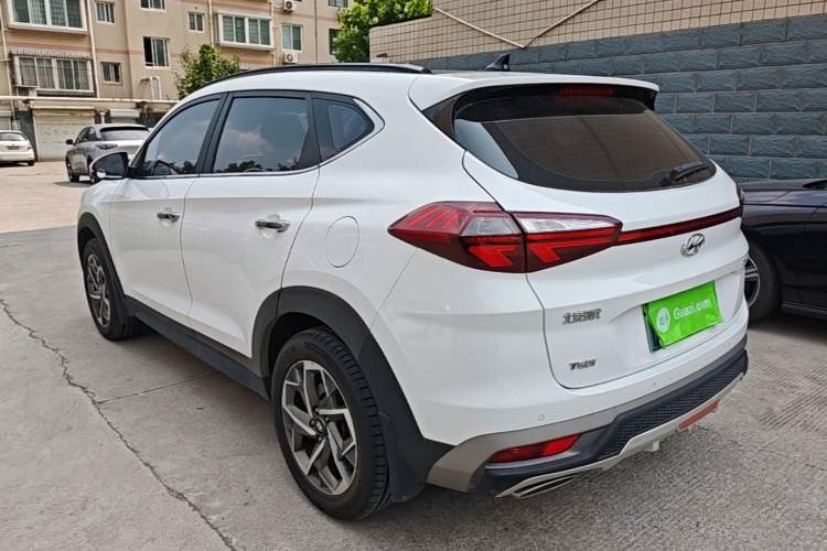 Used Hyundai Tucson 2019 280TGDi Dual-Clutch Two-Wheel Drive Fashion Edition China V Standard Rear Left 45 Deg