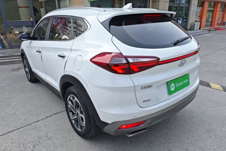 Used Hyundai Tucson 2019 280TGDi Dual-Clutch Two-Wheel Drive Smart Connect Version China V Standard Rear Left 45 Deg