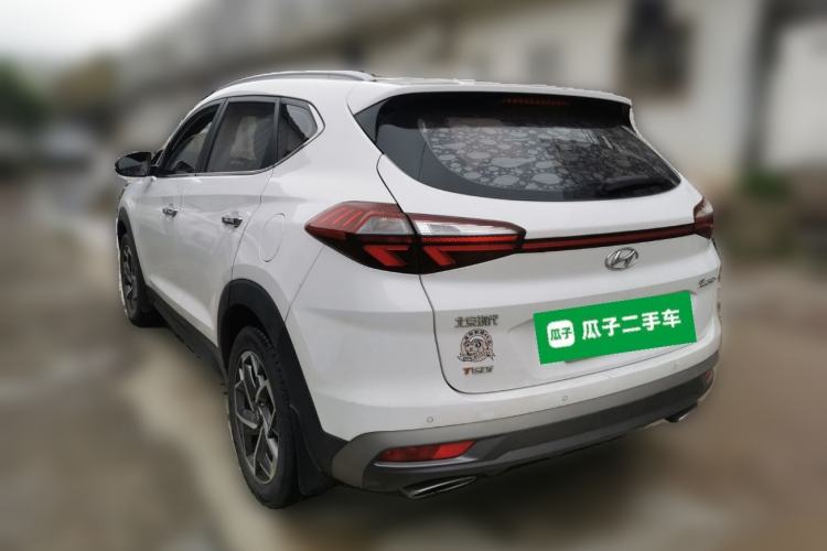 Used Hyundai Tucson 2019 280TGDi Dual-Clutch Two-Wheel Drive Luxury Edition China V Standard Rear Left 45 Deg