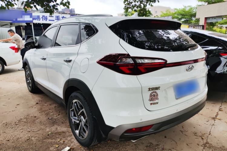 Used Hyundai Tucson 2019 280TGDi Dual-Clutch Two-Wheel Drive Luxury Edition China V Standard Rear Left 45 Deg