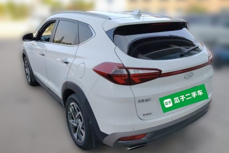Used Hyundai Tucson 2019 280TGDi Dual-Clutch Two-Wheel Drive Smart Connect Version China V Standard Rear Left 45 Deg