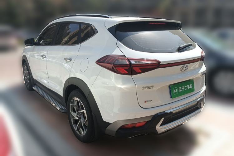Used Hyundai Tucson 2019 280TGDi Dual-Clutch Two-Wheel Drive Fashion Edition China V Standard Rear Left 45 Deg