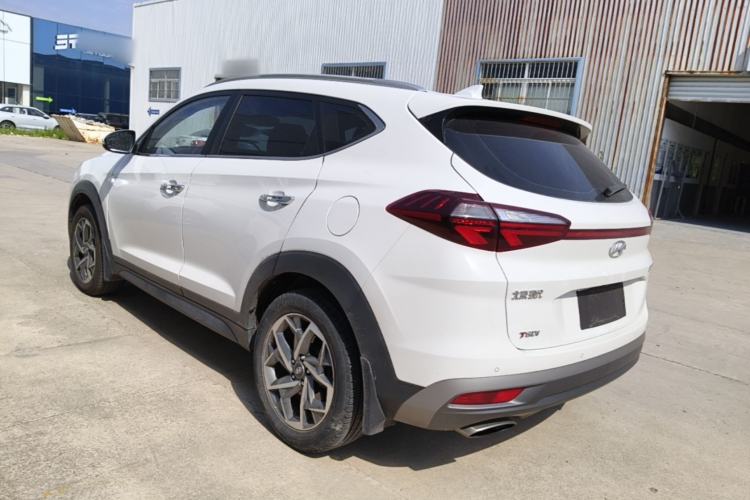Used Hyundai Tucson 2019 280TGDi Dual-Clutch Two-Wheel Drive Smart Connect Version China V Standard Rear Left 45 Deg