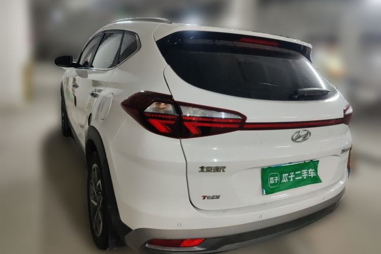 Used Hyundai Tucson 2019 280TGDi Dual-Clutch Two-Wheel Drive Smart Connect Version China V Standard Rear Left 45 Deg
