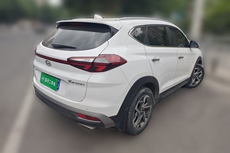 Used Hyundai Tucson 2019 280TGDi Dual-Clutch Two-Wheel Drive Smart Connect Version China V Standard Rear Right 45 Deg