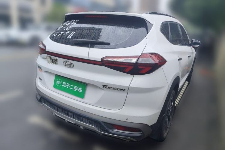 Used Hyundai Tucson 2019 280TGDi Dual-Clutch Two-Wheel Drive Fashion Edition China V Standard Rear Right 45 Deg