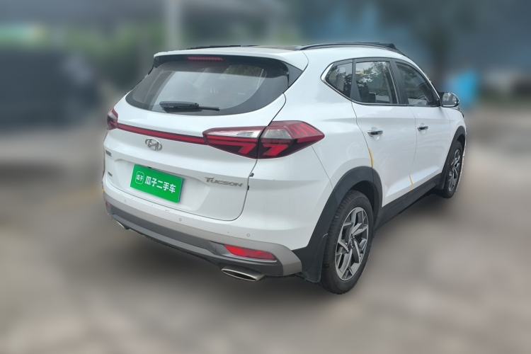 Used Hyundai Tucson 2019 280TGDi Dual-Clutch Two-Wheel Drive Fashion Edition China V Standard Rear Right 45 Deg