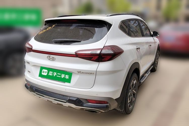 Used Hyundai Tucson 2019 280TGDi Dual-Clutch Two-Wheel Drive Fashion Edition China V Standard Rear Right 45 Deg