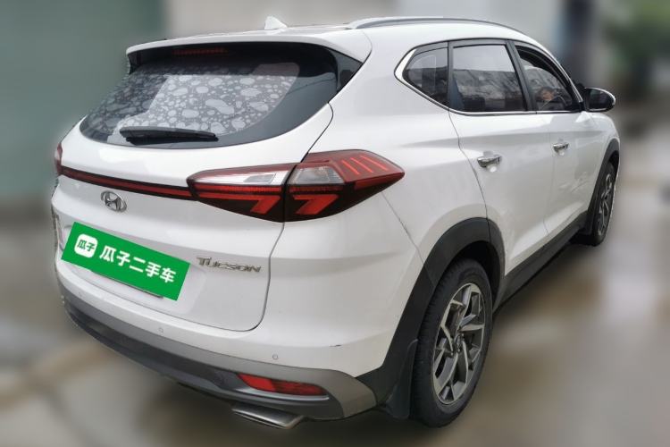 Used Hyundai Tucson 2019 280TGDi Dual-Clutch Two-Wheel Drive Luxury Edition China V Standard Rear Right 45 Deg