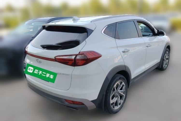 Used Hyundai Tucson 2019 280TGDi Dual-Clutch Two-Wheel Drive Smart Connect Version China V Standard Rear Right 45 Deg