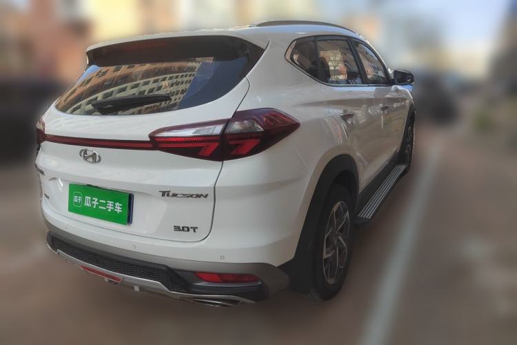 Used Hyundai Tucson 2019 280TGDi Dual-Clutch Two-Wheel Drive Smart Connect Version China VI Rear Right 45 Deg
