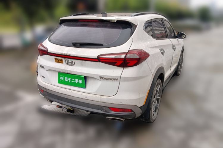 Used Hyundai Tucson 2019 280TGDi Dual-Clutch Two-Wheel Drive Fashion Edition China VI Standard Rear Right 45 Deg