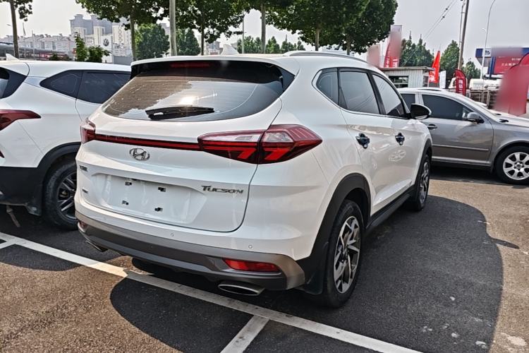 Used Hyundai Tucson 2019 280TGDi Dual-Clutch Two-Wheel Drive Smart Connect Version China VI Rear Right 45 Deg