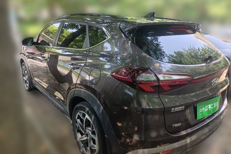 Used Hyundai Tucson 2020 280TGDi Dual-Clutch Two-Wheel Drive Smart Edition Emission Standard China V Rear Left 45 Deg