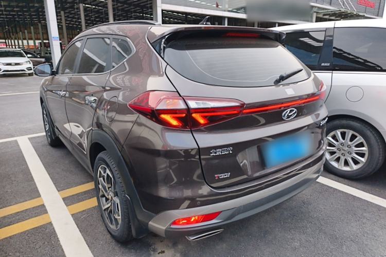 Used Hyundai Tucson 2020 280TGDi Two-Wheel-Drive GLS Fashion Edition China VI Standard Rear Left 45 Deg