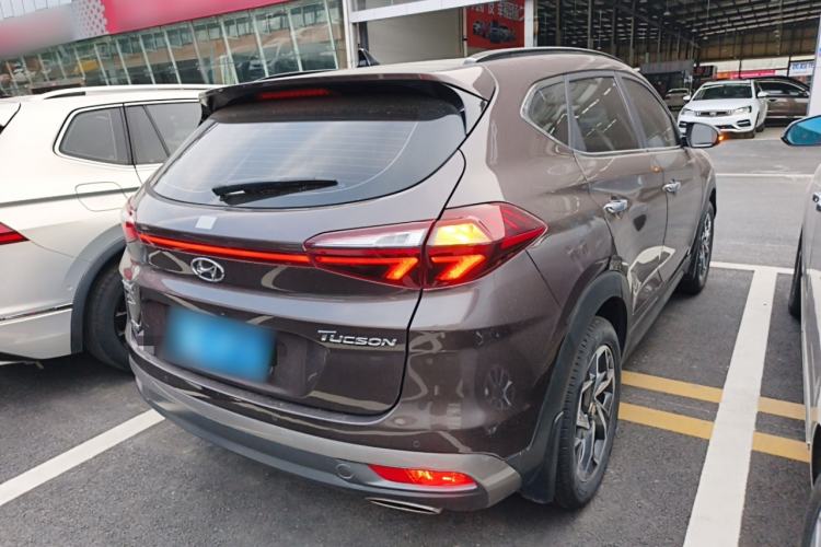 Used Hyundai Tucson 2020 280TGDi Two-Wheel-Drive GLS Fashion Edition China VI Standard Rear Right 45 Deg