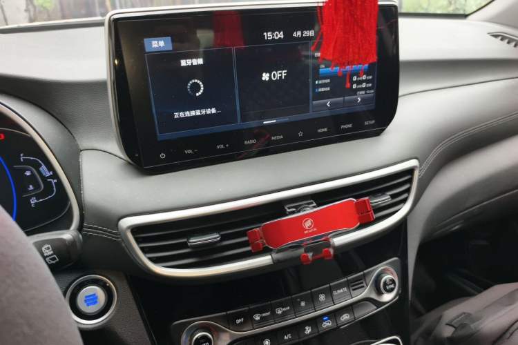 Used Hyundai Tucson 2020 280TGDi Dual-Clutch Two-Wheel Drive Fashion Edition China V Standard Audio And AC Panel
