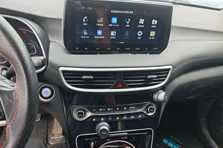 Used Hyundai Tucson 2020 280TGDi Two-Wheel-Drive GLS Smart Connectivity Version China VI Standard Audio And AC Panel