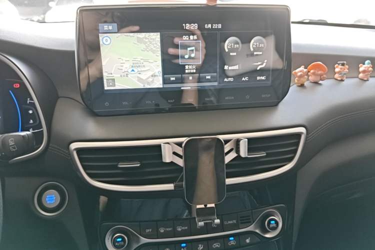 Used Hyundai Tucson 2020 280 TGDi Two-Wheel-Drive DLX Smart Enjoyment Version China VI Standard Audio And AC Panel